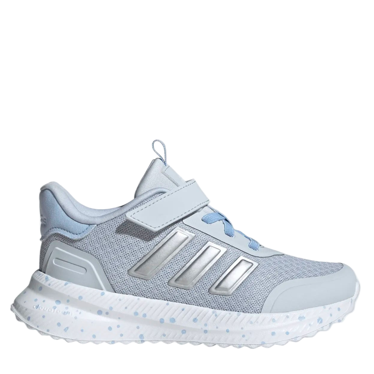 Gray Adidas sneaker on a white background