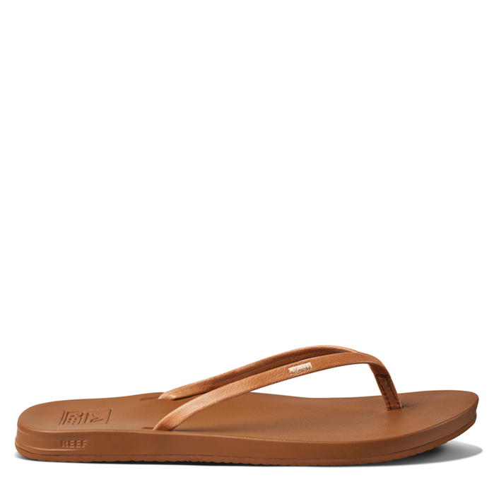 Brown sandal on a white background
