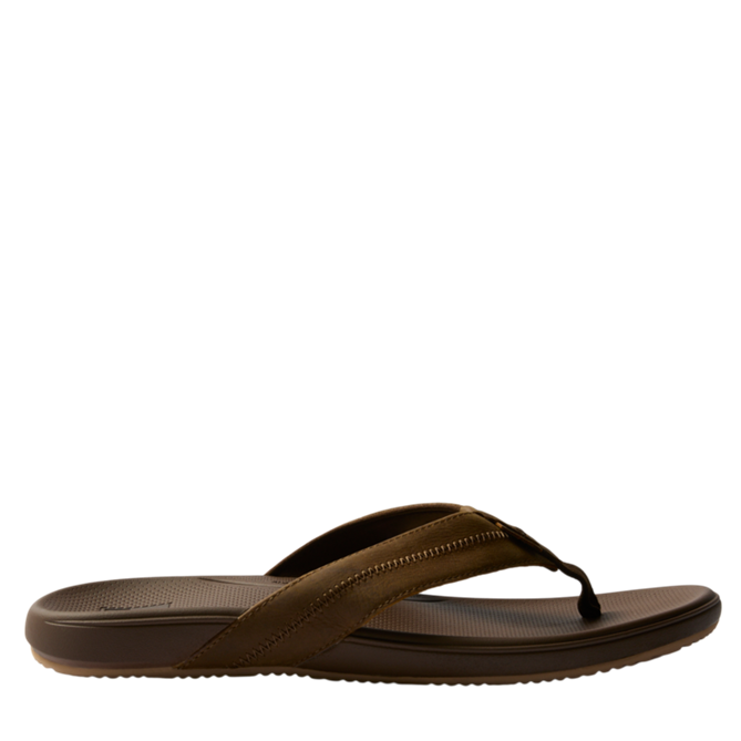 Brown sandal on a white background