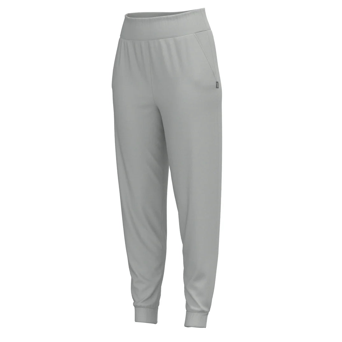 Gray sweatpants on a white background